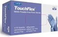 Touch FLex Nitrile Examination Gloves Blue Powder Free - 100 gloves. 