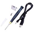 5V USB 8W Soldering iron, soldering wire and Stand DC soldering iron. 