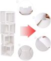 Unik 4pcs Baby Boxes White Pink and Blue Cardboard DIY Transparent Balloon Box Party Supply Decoration baby shower decoration full set its a boy decoration items baby boy balloon  its a girl decoration baby shower. 