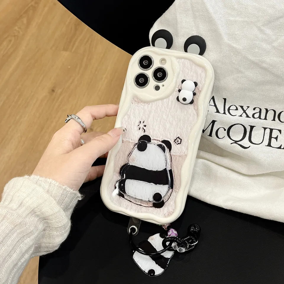 Olige Case For iPhone 11 12 13 14 15 Pro Max X XS XR Cute cream