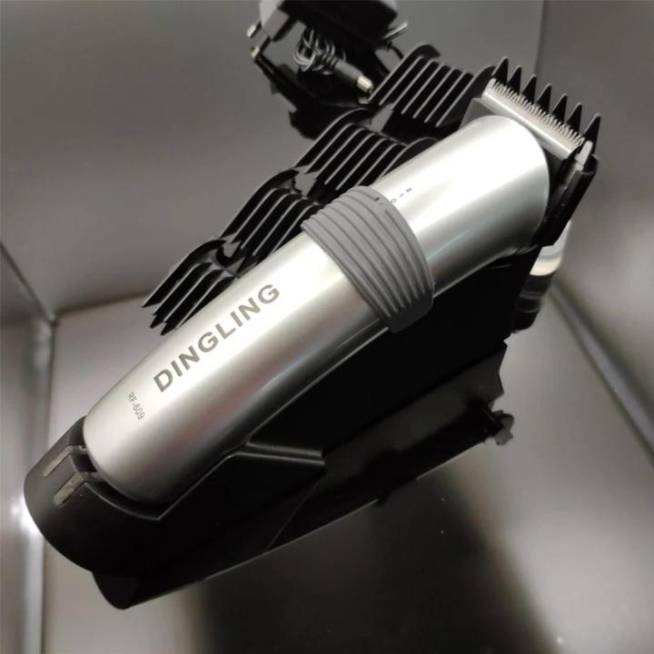 DINGLING RF-609 Electric Hair Clipper Hairdressing Trimmer Rechargeable Cutting Machine Beard Styling RF 609