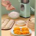 Manual Rotary Best Vegetable Slicer Cutter Multifunction vegetable cutting machine Kitchen Vegetable Cheese, onion, potato, cutter salad potatoes chips slicer Grater Chopper With 3 Stainless Steel Knives vegetable dicer. 