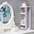 Rotatable Corner Cabinet For Holding Bathroom, Cosmetics & Makeup Products / Bathroom Cabinet  Water Proof / Bathroom Cabinet For Holding Accessories - Zain Appliances. 