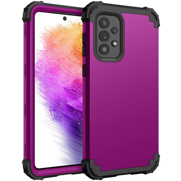 lthmy for Samsung Galaxy A33 5G Case Full-Body Cover 3 in 1 Hybrid Hard PC & Soft Silicone Heavy Duty Rugged Bumper