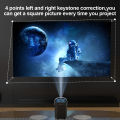 HONGTOP P10 Android Smart Projector 1280*720P 4K WIFI 10000 LUMENS 4GB/64GB & 2GB/16GB BT5.0 1080P Home Cinema Outdoor Portable Beamer. 
