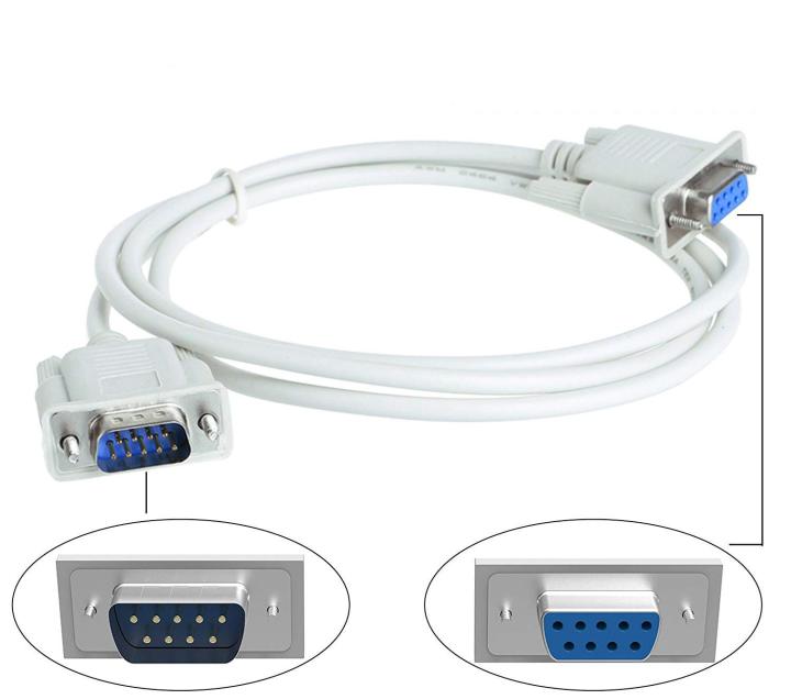 9 Pin Serial Male to Female Serial Extension Cable Lead DB9 RS232 - 1 ...