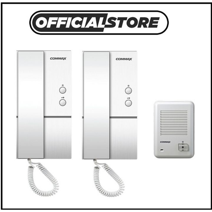 Original Korean Commax Double Unit Intercom & Door Phone For Home Office Factory Open Gate Key Lock