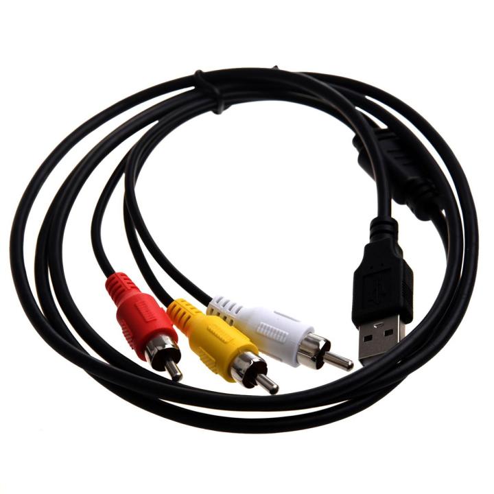 3 RCA to USB Cable