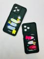 Realme Note 50 Girls Back Cover - Luxerey Back Cover - Creative Lovely 3D Doll -Realme Note 50 Doll's Case. 