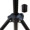 Aluminium 7 Feet Tripod Stand For Ring Light, Mobile Phones & DSLR Cameras - 360 Rotatable Portable & Adjustable 7 Ft Long Tripod With Mobile Holder & Ball Head - Best Use For Videography, Photography, Tiktok, Youtube, Studio Lighting, Equipment - Black. 
