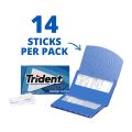 Trident Bubble Gum Original, Sugar Free, Pack of 12 Chewing Gums Box. 