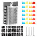 Fuse Box Replacement 12-Way Blade Block Holder With LED. 