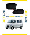 SUZUKI EVERY SUN SHADE / WINDOW CURTAINS (DARK) BLACK 6PCS. 