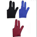 Professional Snooker Billiard Gloves Cue Pool Gloves Left Hand Open Three Finger Spandex Glo.. 