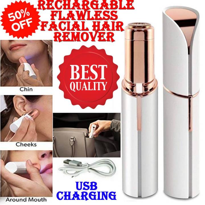 Flawless Facial hair Remover eyebrow trimmer Shaper Professional Mini Electric Female Pen Shaving machine Ladies Instant Hair trimming machine Female Eyebrows Shaving machine Travel Essentials Face Care tool Genuine Original High Quality Painless shaver