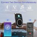 Aigital New T825 Bluetooth Car Speakers, Wireless In-car Speakerphone with Clear and Loud Sound, Hands free car kits for Talking & Music Streaming, Support Siri / Google Assistant with Visor Clip uk import a583. 