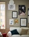IKEA HOVSTA Frame, dark brown. 