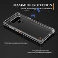 Samsung Galaxy Note 9 Transparent Soft TPU Back Cover with Camera Protection. 