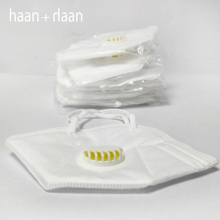 HAAN + HAAN Single KN95 Mask Premium Quality Protective 5 Layer Filter