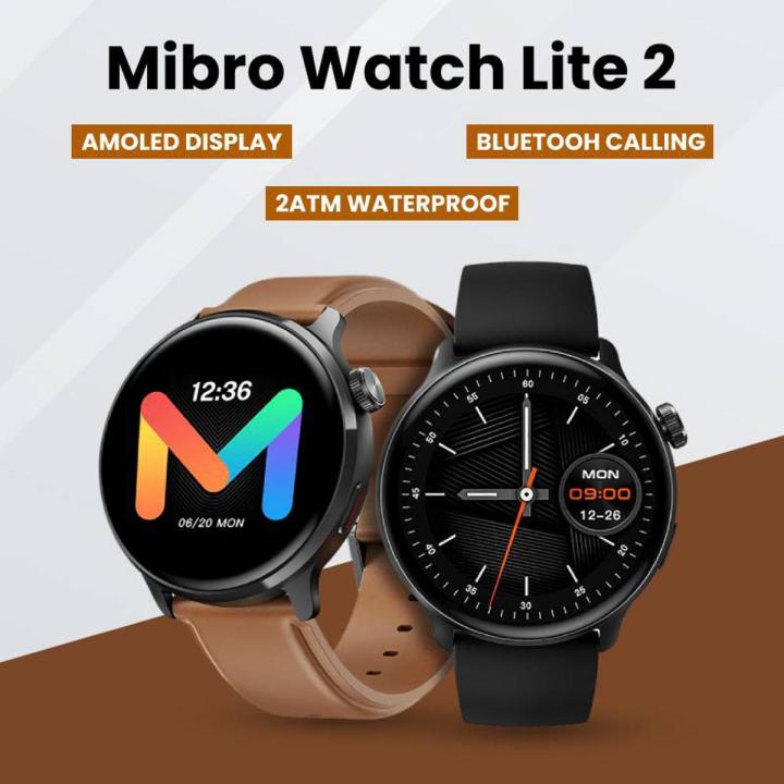 MIbro Watch Lite 2 | AMOLED Display, Bluetooth Calling, Dual Straps, 2ATM Water Resistant