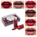 Huxia beauty High Quality Makeup Nourishing Matte Organic Waterproof Lipstick 6 piece  Set  For Girls And Womens. 