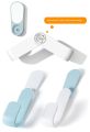 2 Pieces Multipurpose Kitchen Rotatable Folding Pot Lid Rack Shelf for Chopping Board Wall-mounted Plywood Storage Wall Hook. 