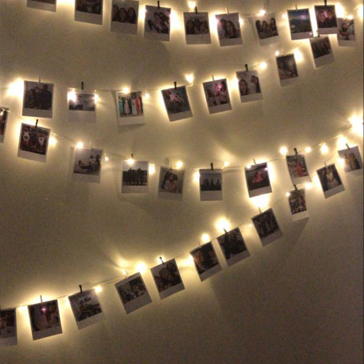 Polaroid%20pictures%20with%20fairy%20light%20&%20clips%20%7C%20Polaroids%20Wall%20Clip%20Fairy%20Led%20String%20Light%20%20%7C%209%20Polaroids%20+%209%20Clips%20+%20Fairy%20light%20-%20Image%204