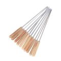 Wooden Handle Flat Sticks Charcoal Coal Barbecue Grill Barbeque Grill Coal Bar B Q Grill Bar B Q Coal Grill Bar.B.Q Hand Grill EID UL ADHA Bar B Q Tandoori Seekh Kabab Hand Grill Liner Coal BBQ Grill Angethi Angethe Burner Bar B Q Grill Flat Sticks Rod. 