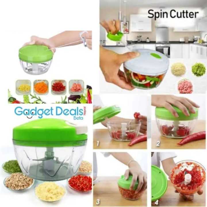 YYS Small Mini Portable Turbo Cutter Chopper Manual Easy Spin Cutter Chopper Machine