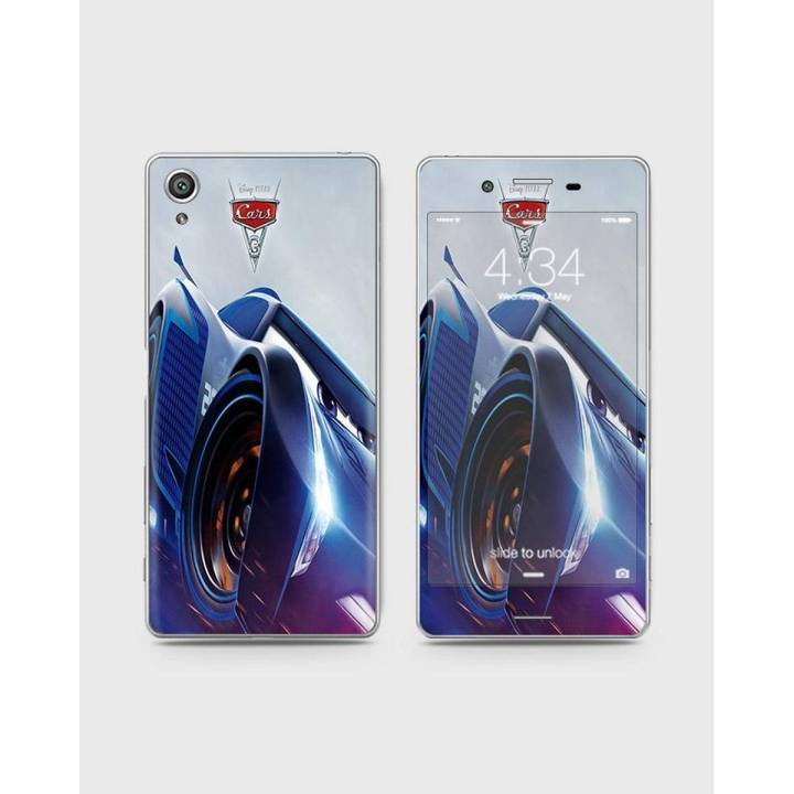 Sony  Xperia X Skin Wrap  With Front Back And Sides Cars3 Jackson Storm-1Wall527