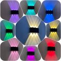 1x LED Auto Change Colours Wall Lamp Sconce Up Down Modren Wall Lights Indoor Adjustable Wall Mounted Light Decoration Outdoor Waterprof for Bedroom Pillar Wall Lamps Outdoor Waterproof lights for home Garden Lights Outdoor Light decor Wall Sconce. 