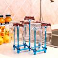 1-Pc Folding Glass Stand Cup Holder Glass Rack Kitchen Accessories-Random color. 