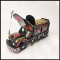 Truck Art Truck/Truck Art Bajry Truck/Pakistani Hand painted Truck/Home Decor/Painted in Multicolor Truck /Miniature Model/Size: 18 x 8 x 12 cm. 