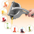 fariahstore- Hand Press Stainless Steel Manual Fruit Juicer Heavy Duty Alloy Lemon Press Squeezer Premium Quality Lemon Orange Juicer, Simple Fruit Press Squeezer Citrus Extractor Tool Elegant Home. 