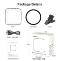 Mini Magnetic Pocket LED Light for MagSafe/iPhone 12 13 14 Series Cube-Fill Light with Clip for Makeup Vlog Live 36W Durable. 