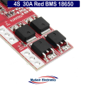 4S 14.8V 30A High Current 18650 Li-ion Lithium Battery Charger Protection Board 4s30a BMS Module With Overcharge and Short Circuit Protection. 