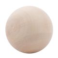 Wooden Balls Without Bore Dia. 50mm/60mm/70mm/80mm Exercise Wooden Ball Durable DIY Painted Exercise Wooden Ball. 