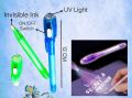 Magic Invisible Pen with UV Light - Cheating Pen Delight. 