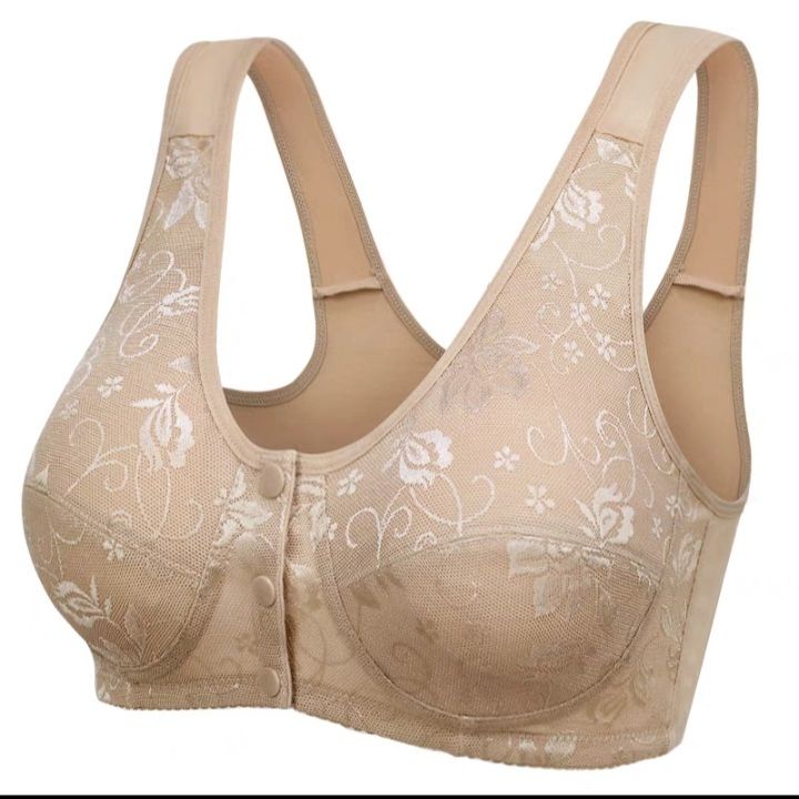 New%20Style%20Push%20Up%20Non%20Padded%20Front%20Open%20Button%20Bra%20With%20Beautiful%20Design%20Feed%20Bra%20For%20Women%20And%20Girls%20-%20Image%203