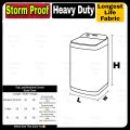 Heavy Duty Washing Machine Cover - 7kg to 15kg Available For ALL Models & Sizes Hitachi Super Asia Toshiba Samsung Kenwood Dawlance jackpot ittefaq Anex Indus West Point Diamond Asia Gaba Eco Star Boss kingson Top Load Full Automatic. 