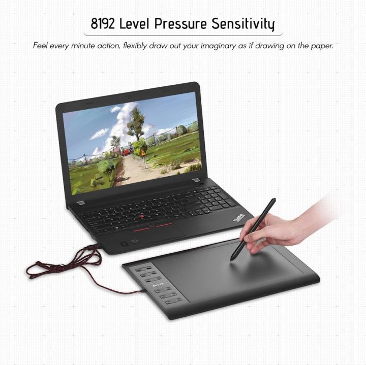 Bosto%201060%20Plus%20Digital%20Graphic%20Drawing%20Tablet,%20Drawing%20and%20Animation%20Pad,%2010''%20x%206''%20Work%20Area,%208192%20Levels%20of%20Pressure%20Sensitivity%20-%20Image%206