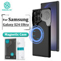 Nillkin CamShield Prop Magnetic Case for Samsung Galaxy S24 Ultra Phone Cases Flip-Style Lens Protective Back Cover. 
