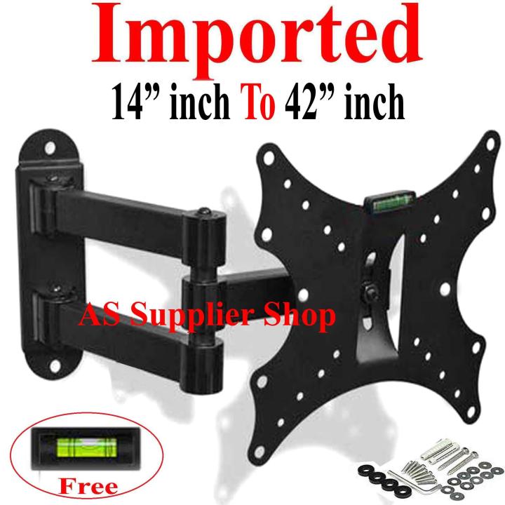 Imported%2014%20Inch%20To%2042%20Inch%20Universal%20LCD%20LED%20TV%20Adjustable%20Wall%20Bracket%20Wall%20Mount%20Wall%20Stand%20Movable%20Wall%20Bracket%20Wall%20Mount%20Wall%20Stand%20Corner%20Wall%20Bracket%20Mount%20Stand%20Moving%20Wall%20Bracket%20Mount%20Stand%20180%20Degree%20Rotated%20Arm%20Wall%20Bracket%20Mount%20Stand%20-%20Image%202