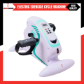 Electric Mini Pedal Exericse Cycle, Exercise Bike -Fitness Motorized Electric Mini Exercise Bike/Pedal Exerciser,Electric Pedal Exerciser for Seniors Portable Fitness Cycle for Arm/Leg Exercise Mini Cycling Trainer Stationary Exercise Leg Peddler. 