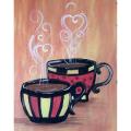 canvas painting for kitchen decor hand made size 12x12 inches. 