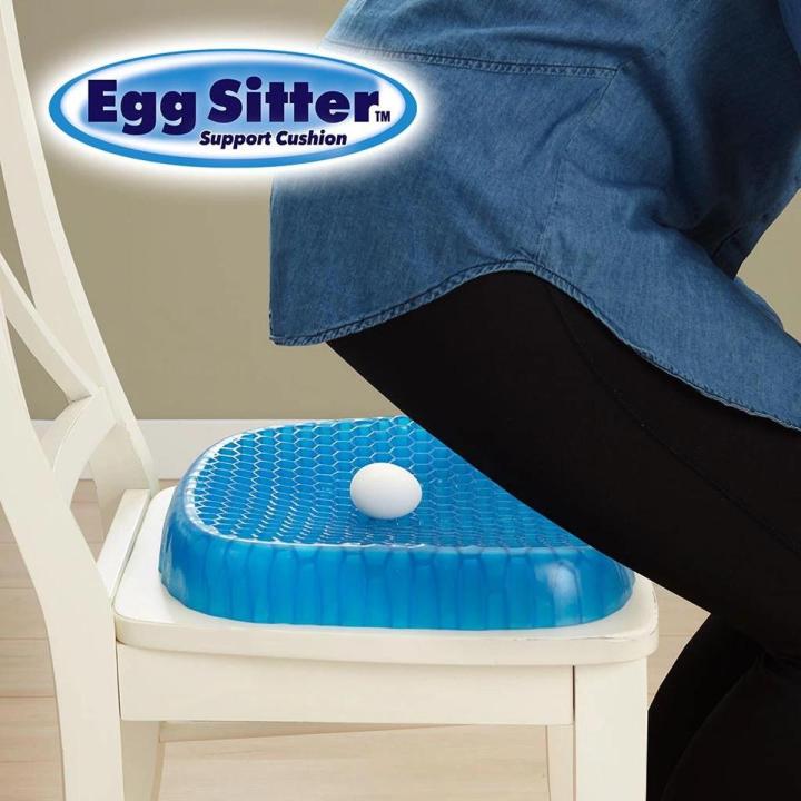Egg Sitter Absorb Pressure Support Back Pain Relief Breathable Honeycomb Car and Office Cushion Seat Gel Non-Slip