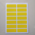 168pcs 38x13mm 6 Colors Glossy Paper Label Stickers for Office Work School Home Art Decoration File Classification Writable Tag. 