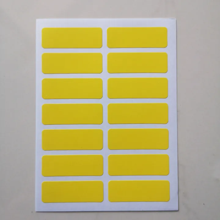 168pcs%2038x13mm%206%20Colors%20Glossy%20Paper%20Label%20Stickers%20for%20Office%20Work%20School%20Home%20Art%20Decoration%20File%20Classification%20Writable%20Tag%20-%20Image%203