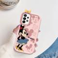 Hontinga for Samsung Galaxy A33 5G Back Cover Gift For Girl Phone Case Monster Lens Camera Protection TPU Cover. 
