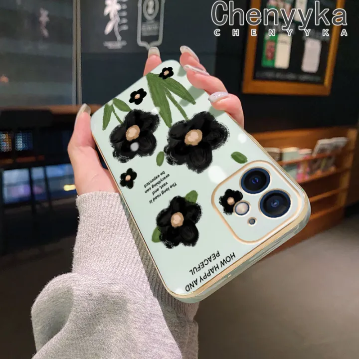 Chenyyka%20For%20Samsung%20Galaxy%20A01%20Core%20M01%20Core%20Case%20Cartoon%20Black%20Flowers%20Luxury%20Plating%20Phone%20Cases%20New%20Design%20Edge%20Pattern%20Soft%20Shockproof%20Shell%20Full%20Cover%20Camera%20Lens%20Protection%20Cover%20-%20Image%204